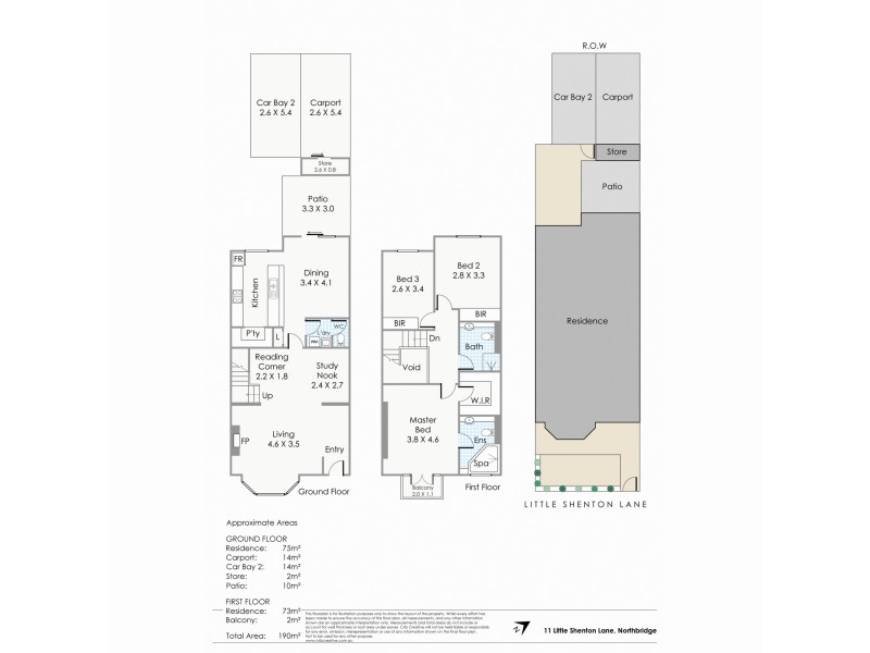 11 Little Shenton Lane, Northbridge WA 6003 Floorplan