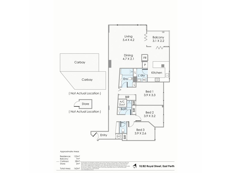 10/82 Royal Street, East Perth WA 6004 Floorplan