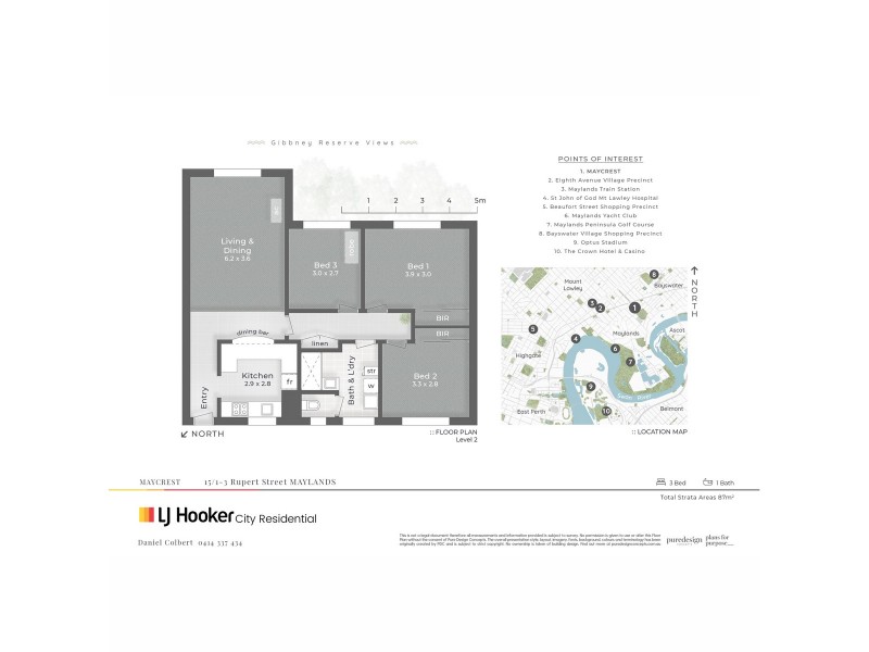 15/1 Rupert Street, Maylands WA 6051 Floorplan