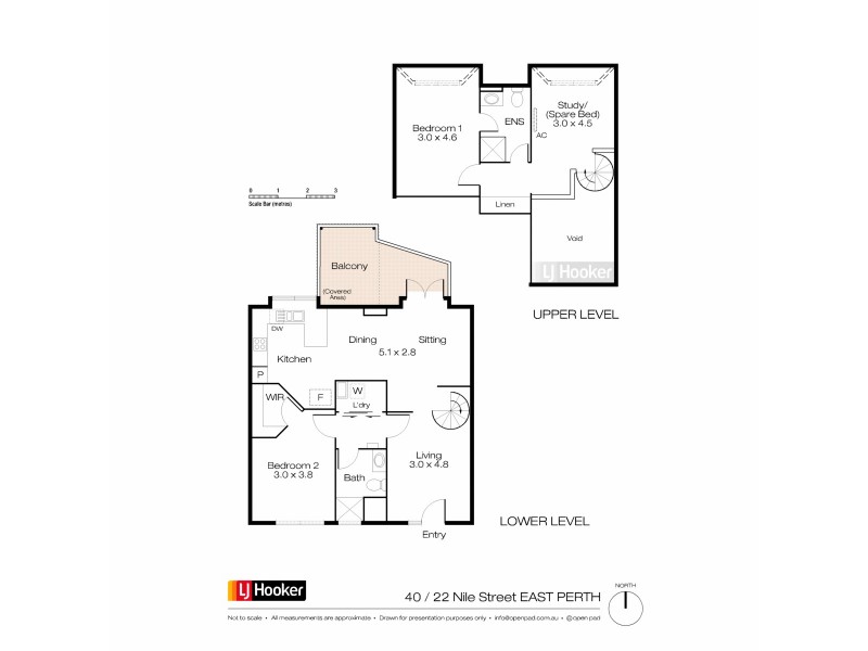 40/22 Nile Street, East Perth WA 6004 Floorplan