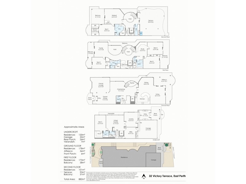 32 Victory Terrace, East Perth WA 6004 Floorplan