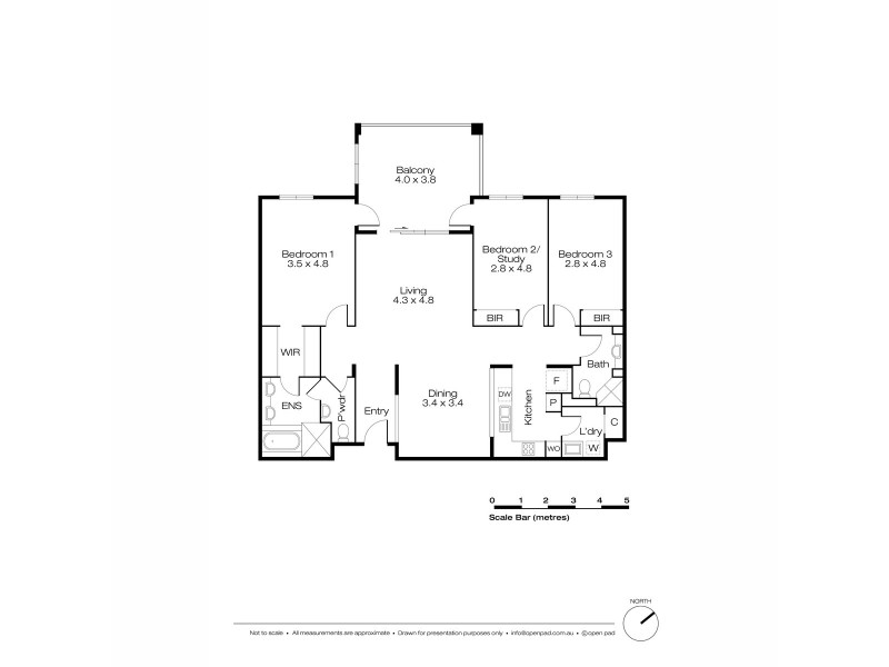 10/25 Haig Park Circle, East Perth WA 6004 Floorplan
