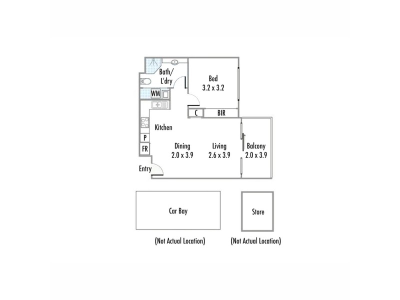 99/250 Beaufort Street, Perth WA 6000 Floorplan
