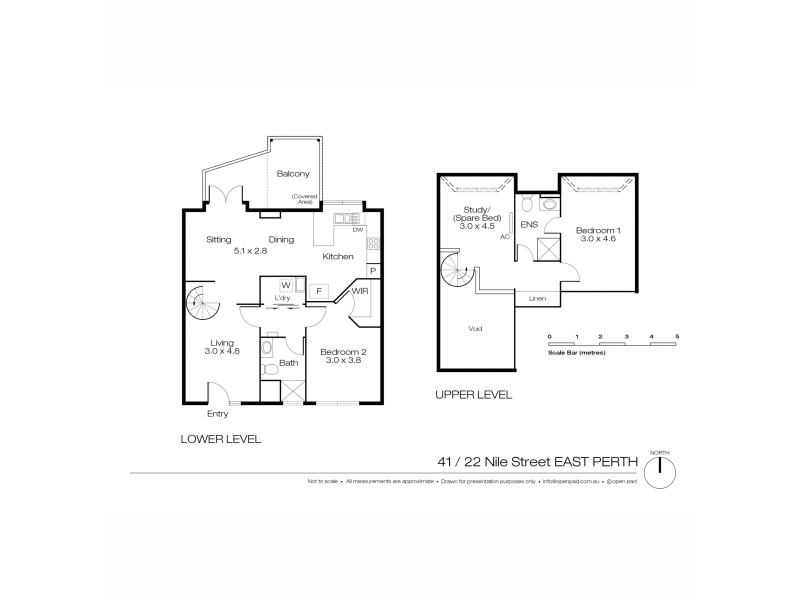 41/22 Nile Street, East Perth WA 6004 Floorplan