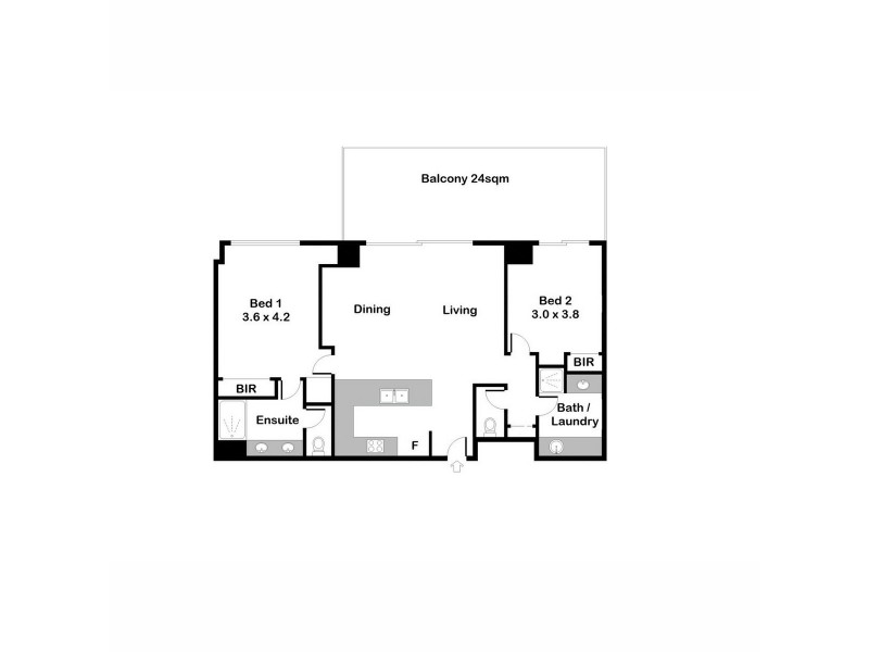 47/580 Hay Street, Perth WA 6000 Floorplan