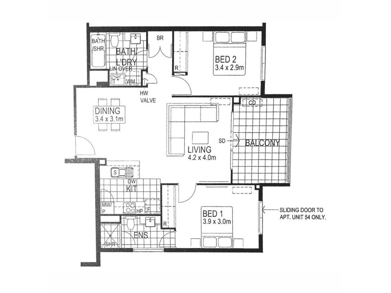 44/262 Lord Street, Perth WA 6000 Floorplan