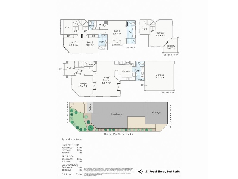 23 Royal Street, East Perth WA 6004 Floorplan