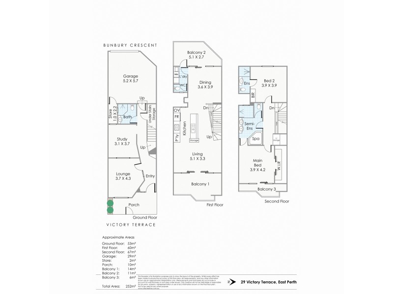 29 Victory Terrace, East Perth WA 6004 Floorplan