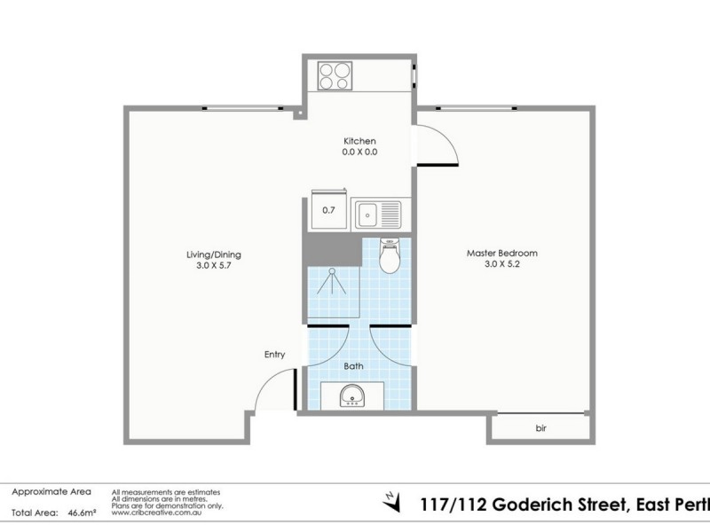 117/112 Goderich Street, Perth WA 6000