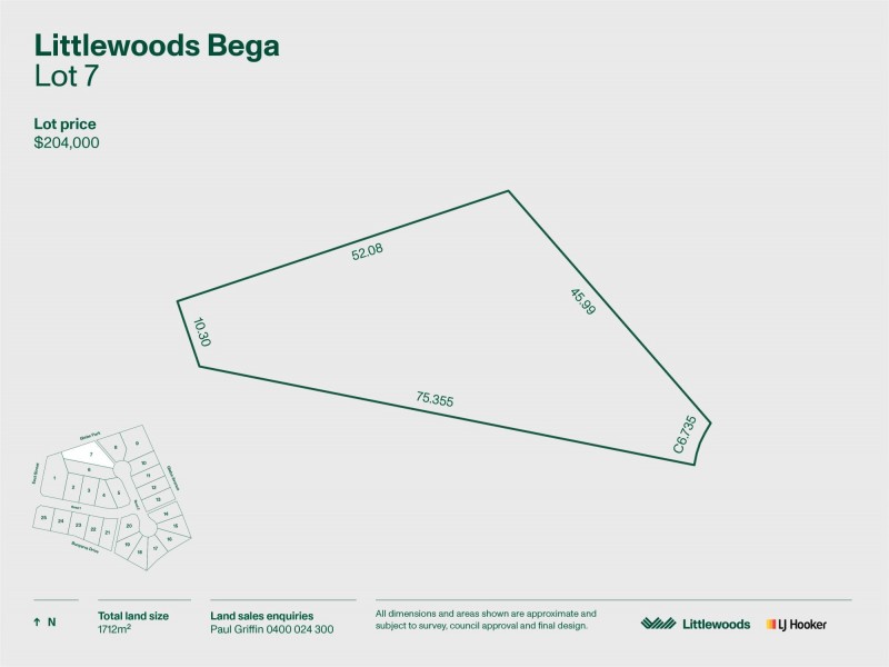 Lot 7 Littlewoods Estate, Bega NSW 2550