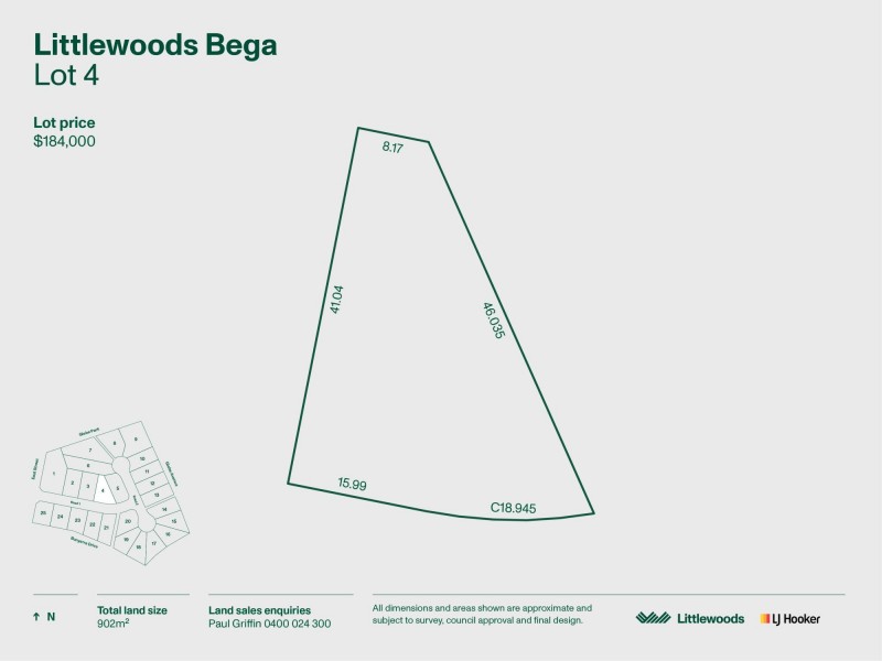Lot 4 Littlewoods Estate, Bega NSW 2550