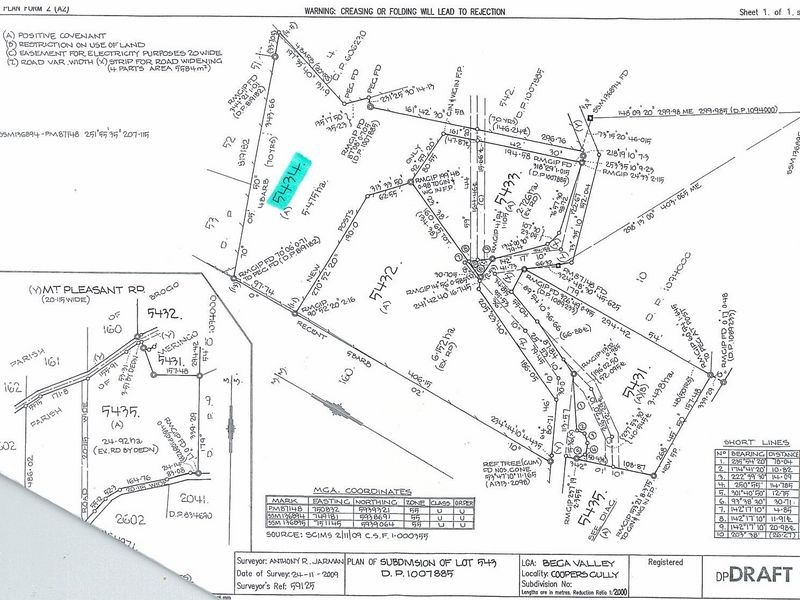 Lot 5434 Mount Pleasant Road, Bega NSW 2550