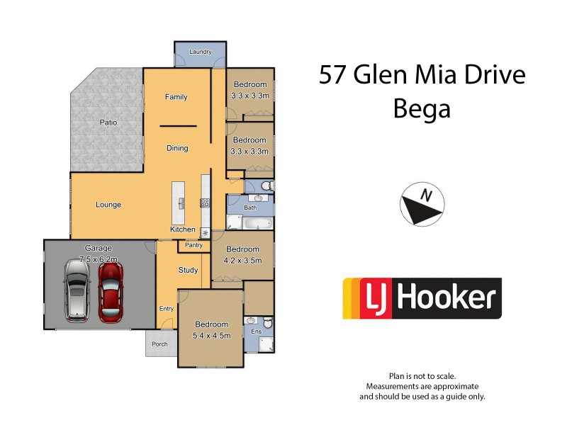57 Glen Mia Drive, Bega NSW 2550 Floorplan