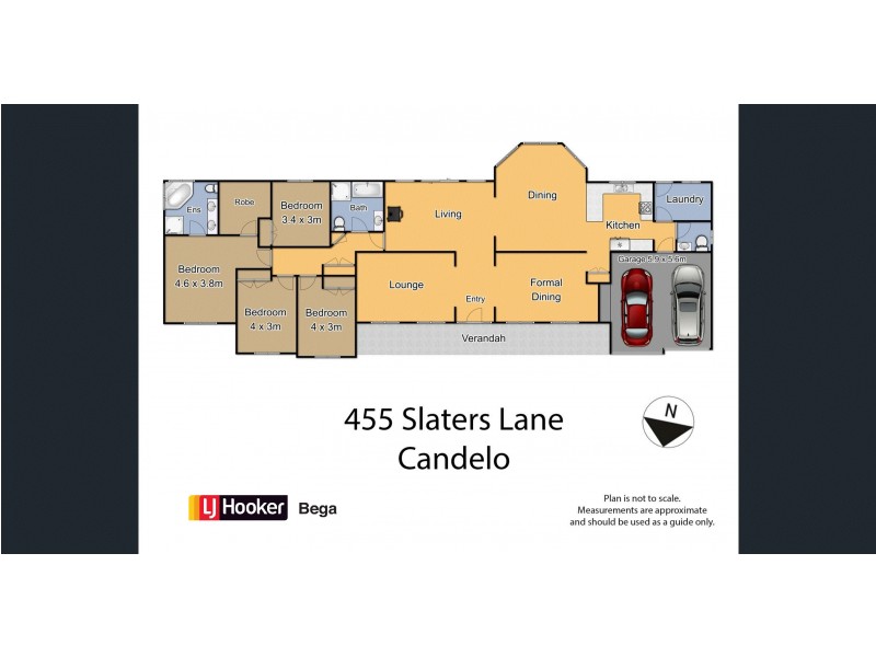 455 Slaters Lane, Candelo NSW 2550 Floorplan