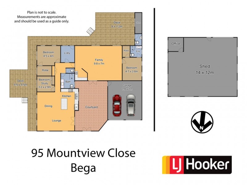 95 Mountview Close, Bega NSW 2550 Floorplan