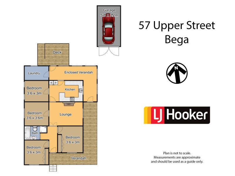 57 Upper Street, Bega NSW 2550 Floorplan