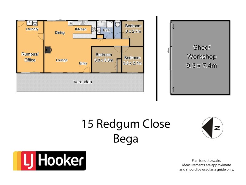 15 Redgum Close, Bega NSW 2550 Floorplan