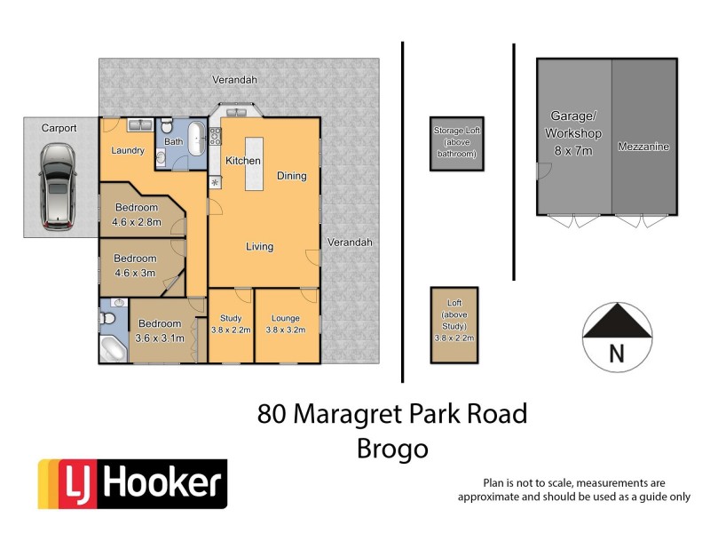 80 Margaret Park Road, Brogo NSW 2550 Floorplan