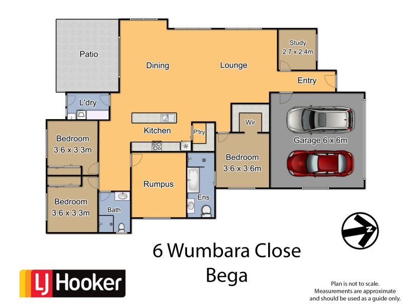 6 Wumbara Close, Bega NSW 2550 Floorplan