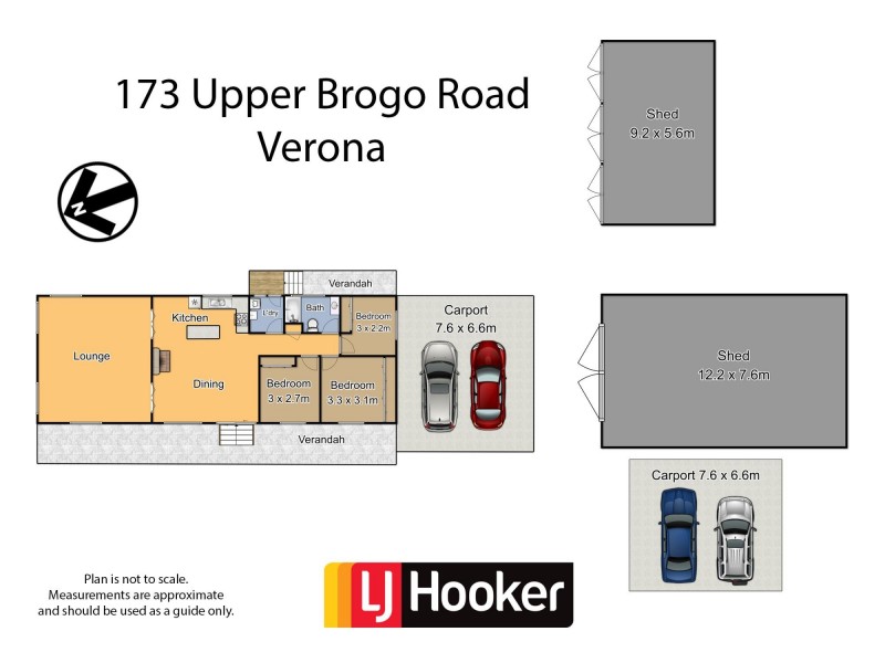 173 Upper Brogo Road, Verona NSW 2550 Floorplan