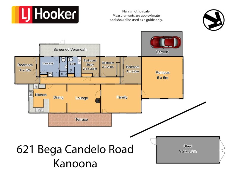 621 Candelo Bega Road, Bega NSW 2550 Floorplan
