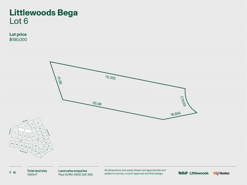 Lot 1-25 East Street, Bega NSW 2550