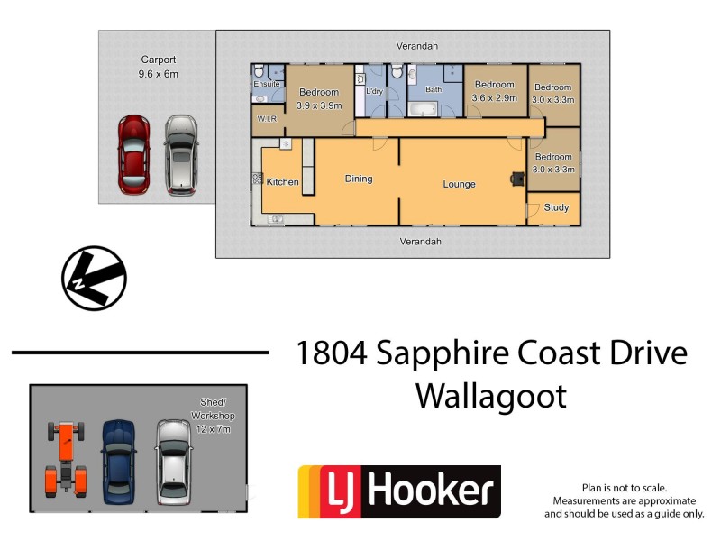 1804 Sapphire Coast Drive, Wallagoot NSW 2550 Floorplan