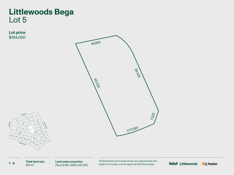 Lot 5 Littlewood Estate, Bega NSW 2550