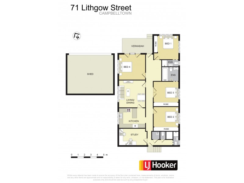 71 Lithgow Street, Campbelltown NSW 2560 Floorplan