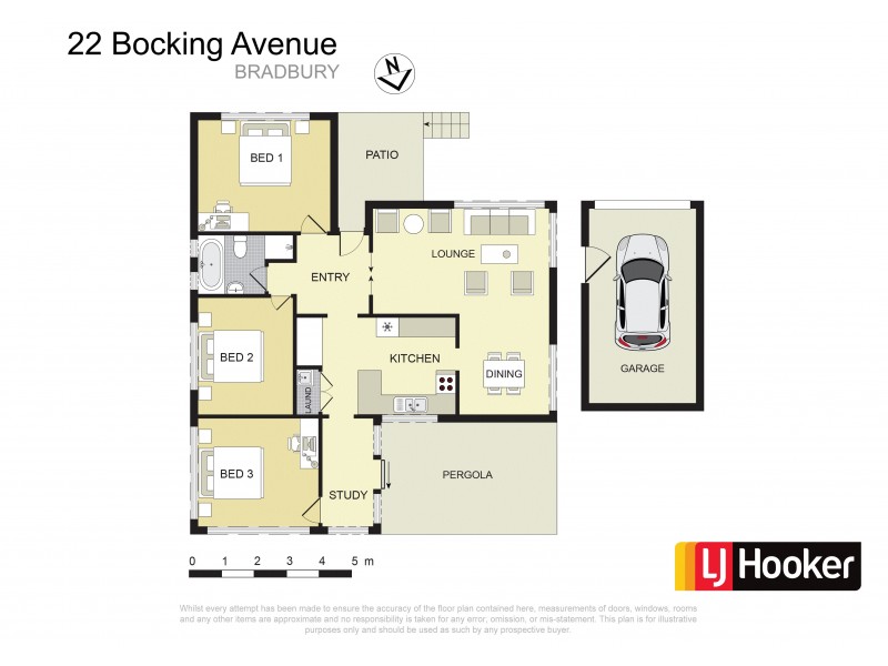 22 Bocking Avenue, Bradbury NSW 2560 Floorplan