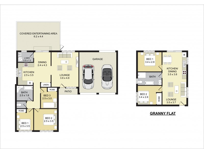 48 De Havilland Crescent, Raby NSW 2566 Floorplan