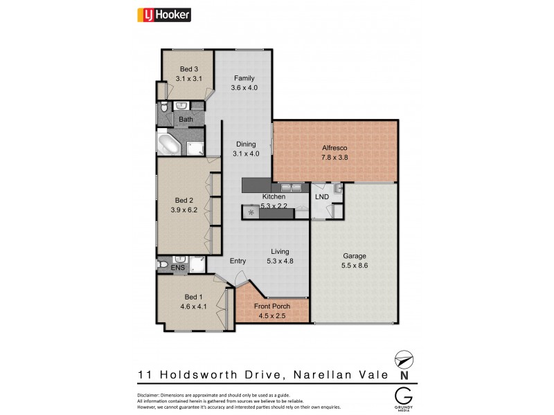 11 Holdsworth Drive, Narellan Vale NSW 2567 Floorplan