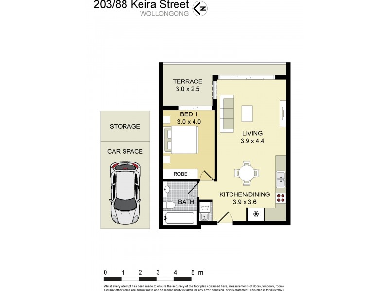 Apartment 203/88 Keira Street, Wollongong NSW 2500