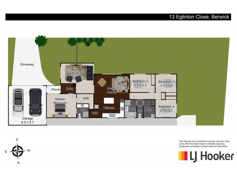 13 Eglinton Close, Berwick VIC 3806 Floorplan