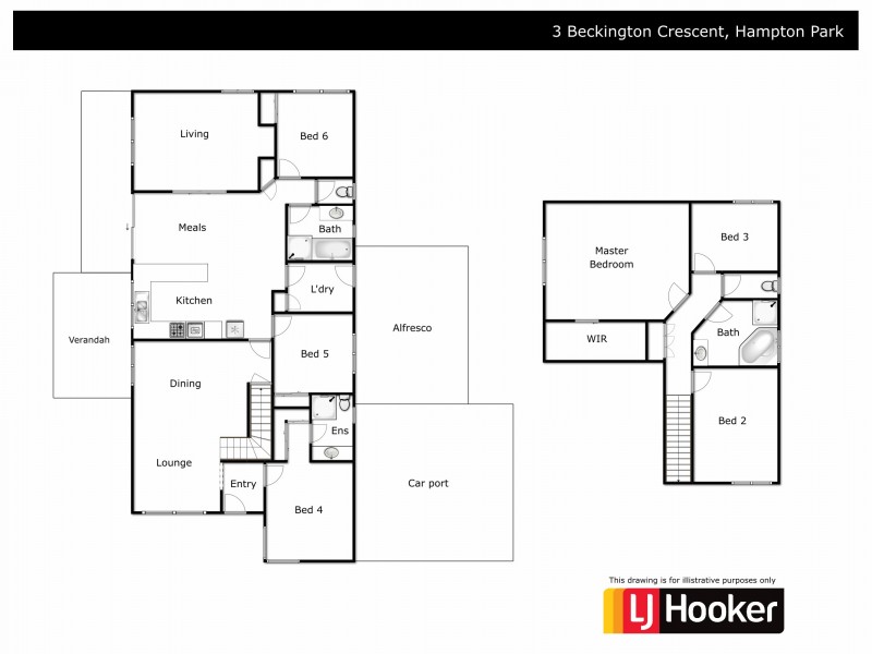 3 Beckington Crescent, Hampton Park VIC 3976 Floorplan