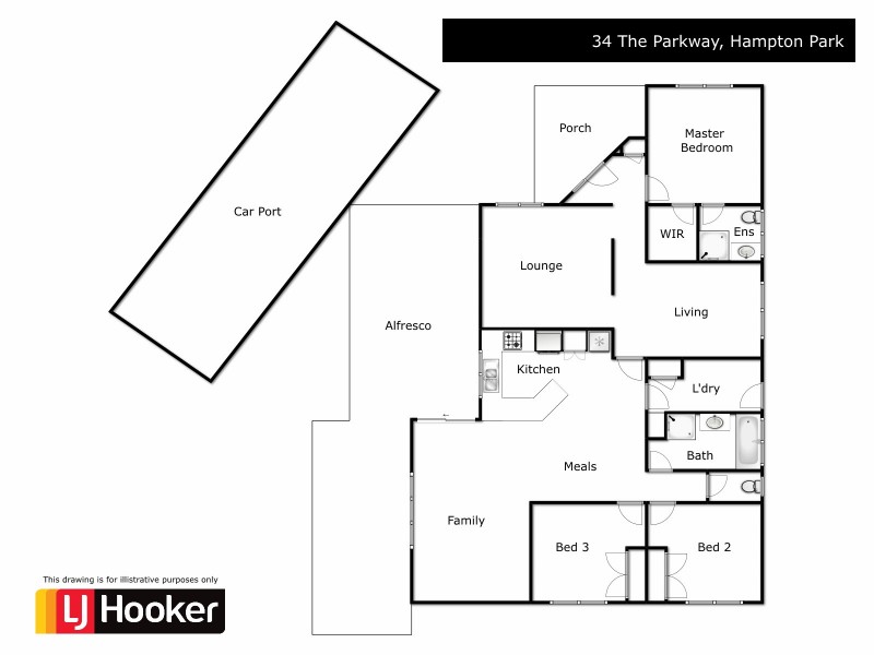 34 The Parkway, Hampton Park VIC 3976 Floorplan