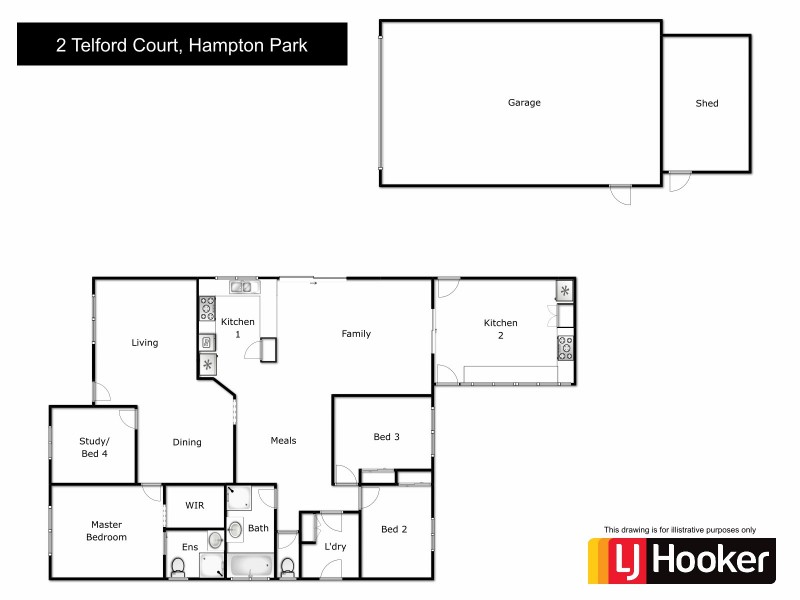 2 Telford Court, Hampton Park VIC 3976 Floorplan