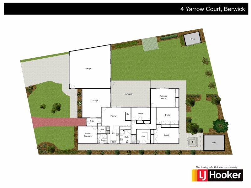 4 Yarrow Court, Berwick VIC 3806 Floorplan