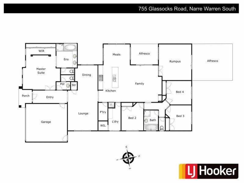 755 Glasscocks Road, Narre Warren South VIC 3805 Floorplan