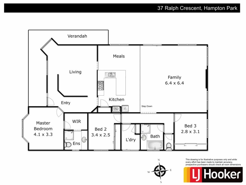 37 Ralph Crescent, Hampton Park VIC 3976 Floorplan