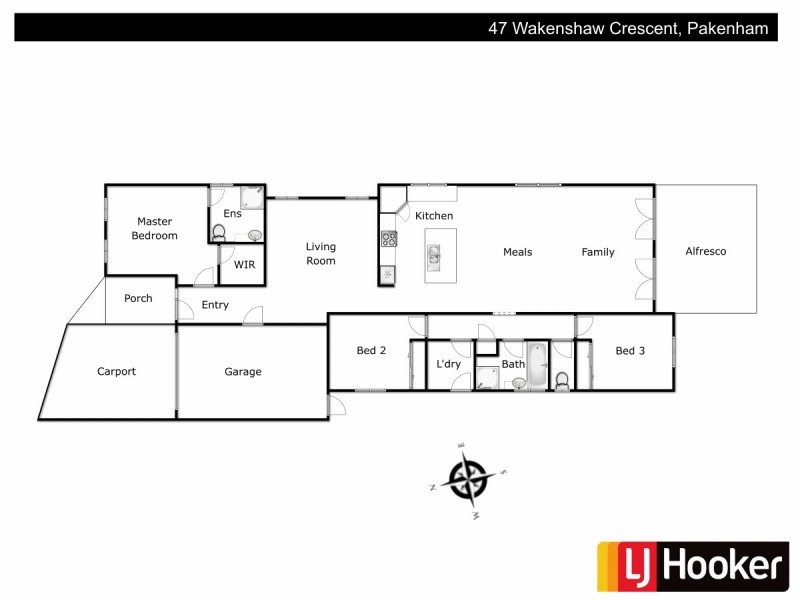 47 Wakenshaw Crescent, Pakenham VIC 3810 Floorplan