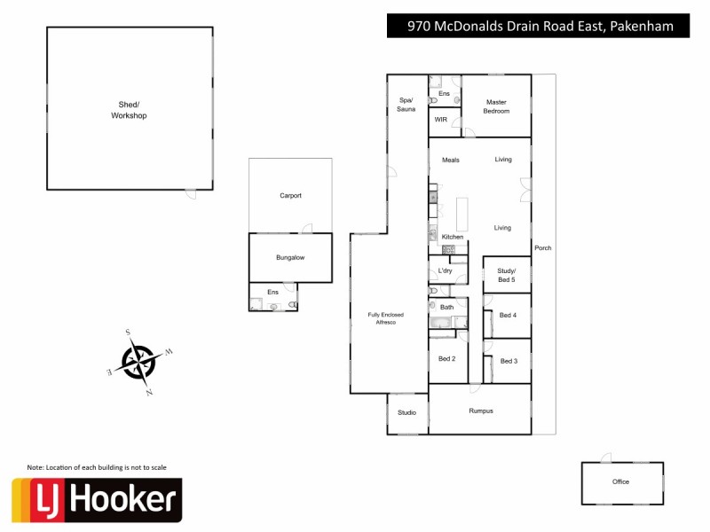 970 McDonalds Drain Road, Pakenham VIC 3810 Floorplan