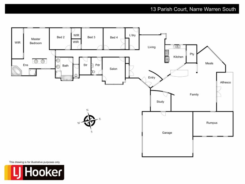 13 Parish Court, Narre Warren South VIC 3805 Floorplan