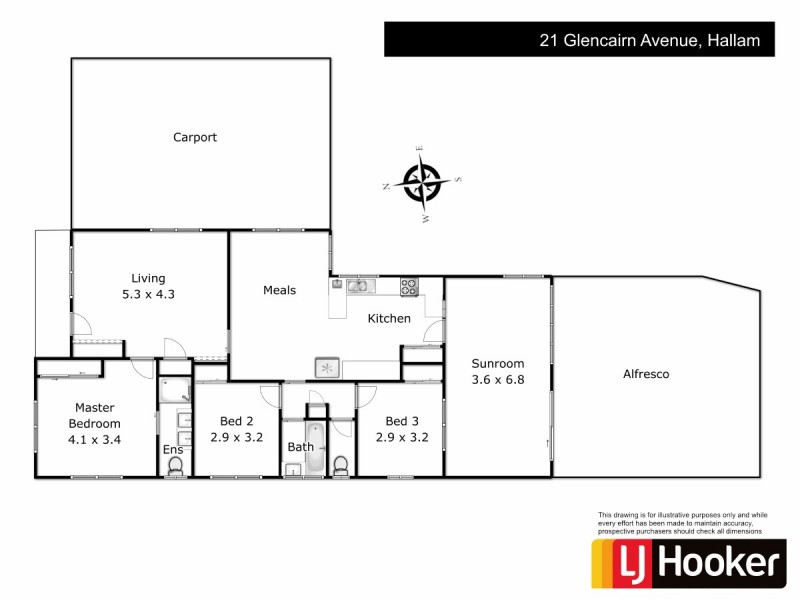 21 Glencairn Avenue, Hallam VIC 3803 Floorplan