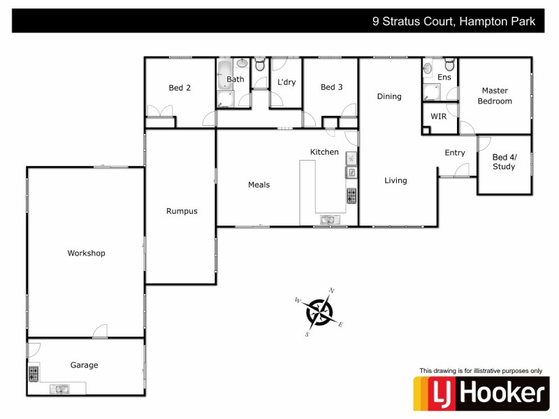 9 Stratus Court, Hampton Park VIC 3976 Floorplan