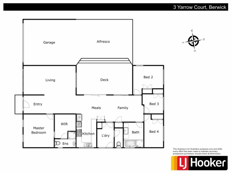 3 Yarrow Court, Berwick VIC 3806 Floorplan