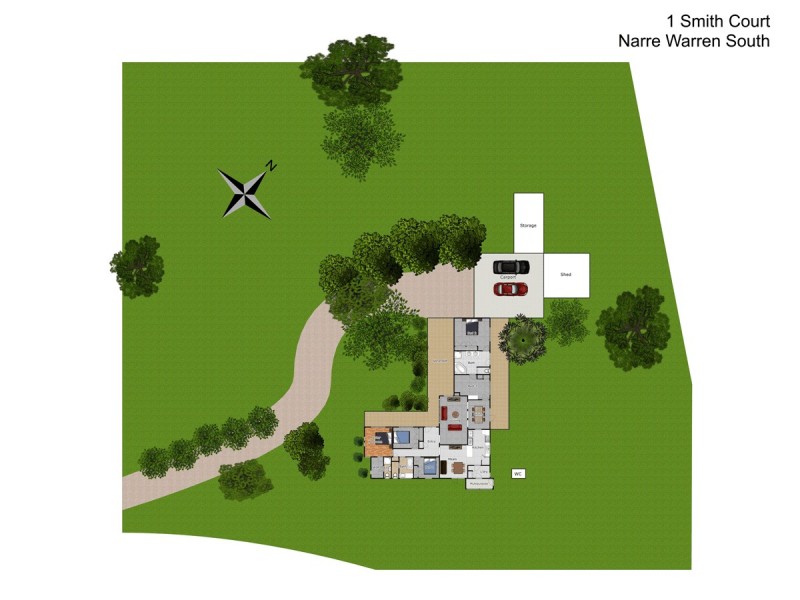 1 Smith Court, Narre Warren South VIC 3805 Floorplan