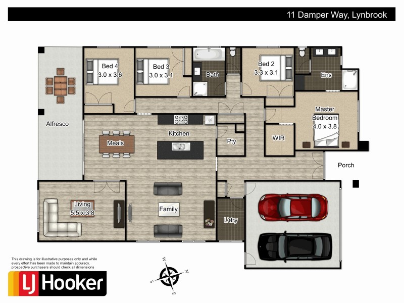 11. Damper Way, Lynbrook VIC 3975 Floorplan
