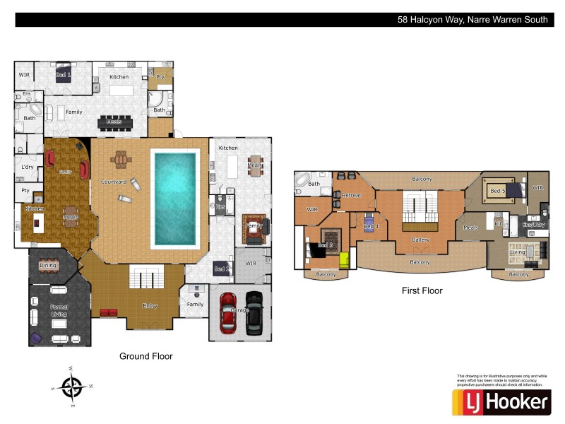 58 Halcyon Way, Narre Warren South VIC 3805 Floorplan