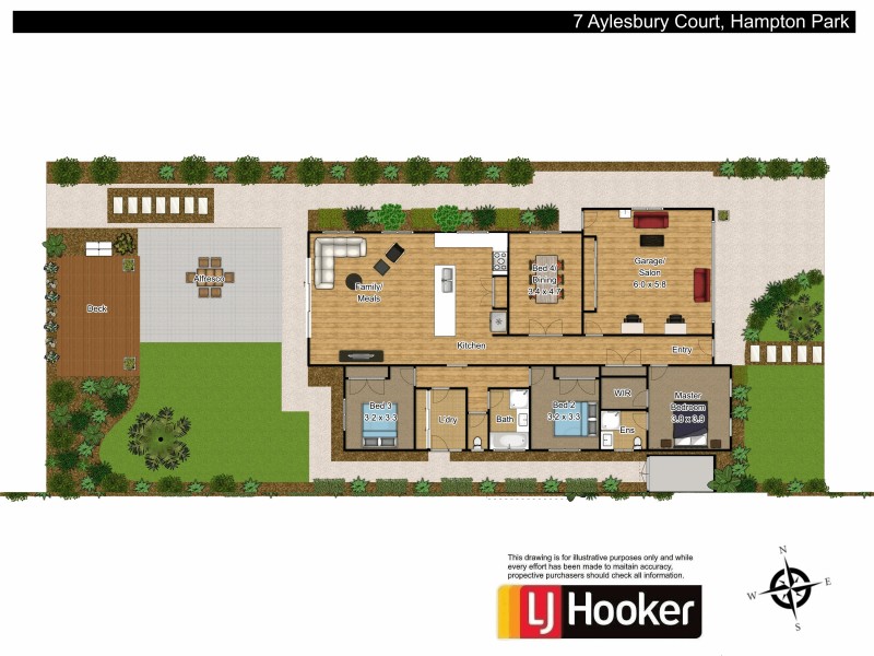 7 Aylesbury Court, Hampton Park VIC 3976 Floorplan